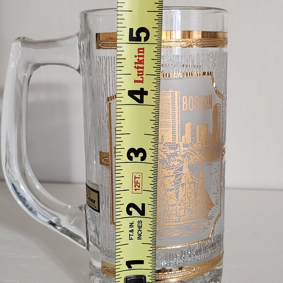 Rare Find Collectible Culver Vintage Boston MA 22 Karat Gold Beer Stein - Picture 8 of 9